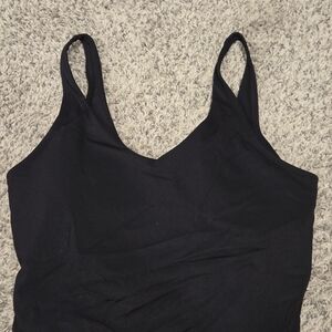 Black Workout Crop Top